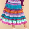 Clothing Alivia Skirts | Caroline Love Stripes Maxi Skirt Multi