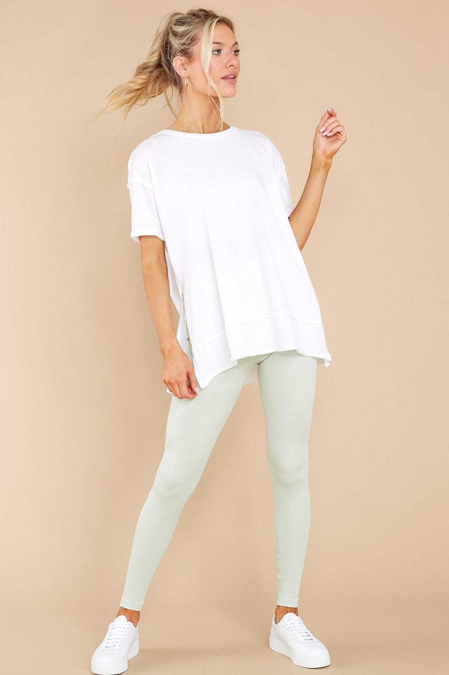 Clothing Z Supply Tees | Pali Tunic Tee White