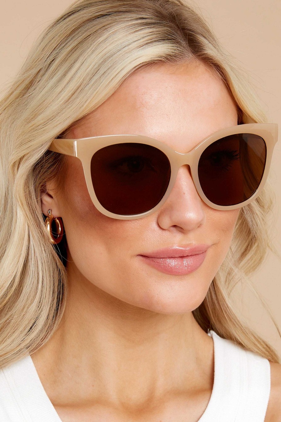 Accessories Red Dress Sunglasses | Hello Sunshine Brown Sunglasses Beige