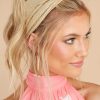 Accessories Red Dress Hair Accessories | Fun Hair Don'T Care Headband Gold