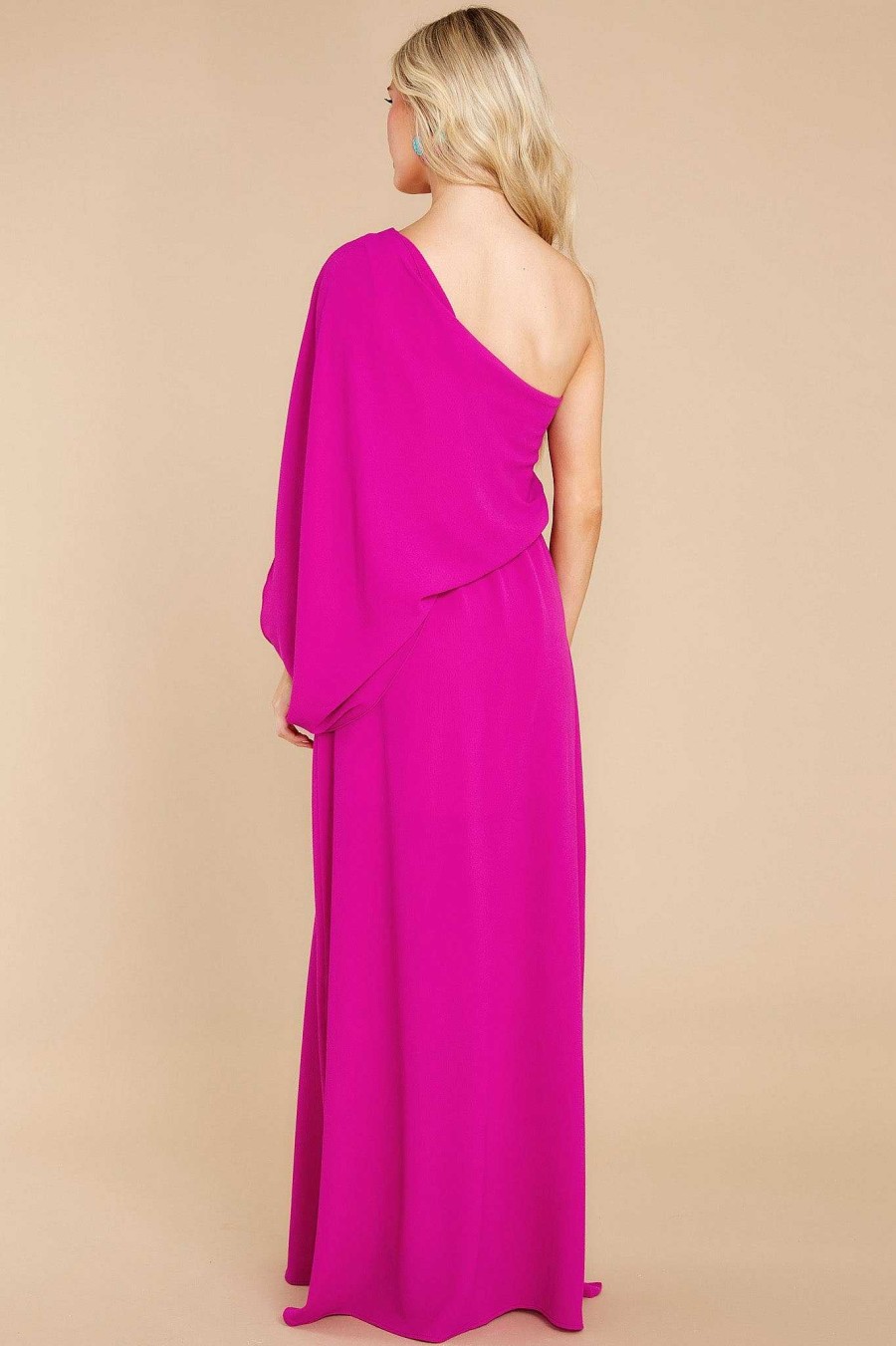 Clothing Red Dress Maxi Dresses | Get Obsessed Fuchsia Maxi Dress Fuchsia Pink