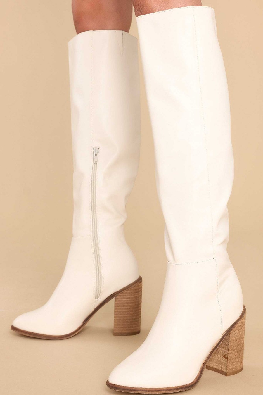 Shoes Red Dress High Heel Boots | Standing Tall Boots White