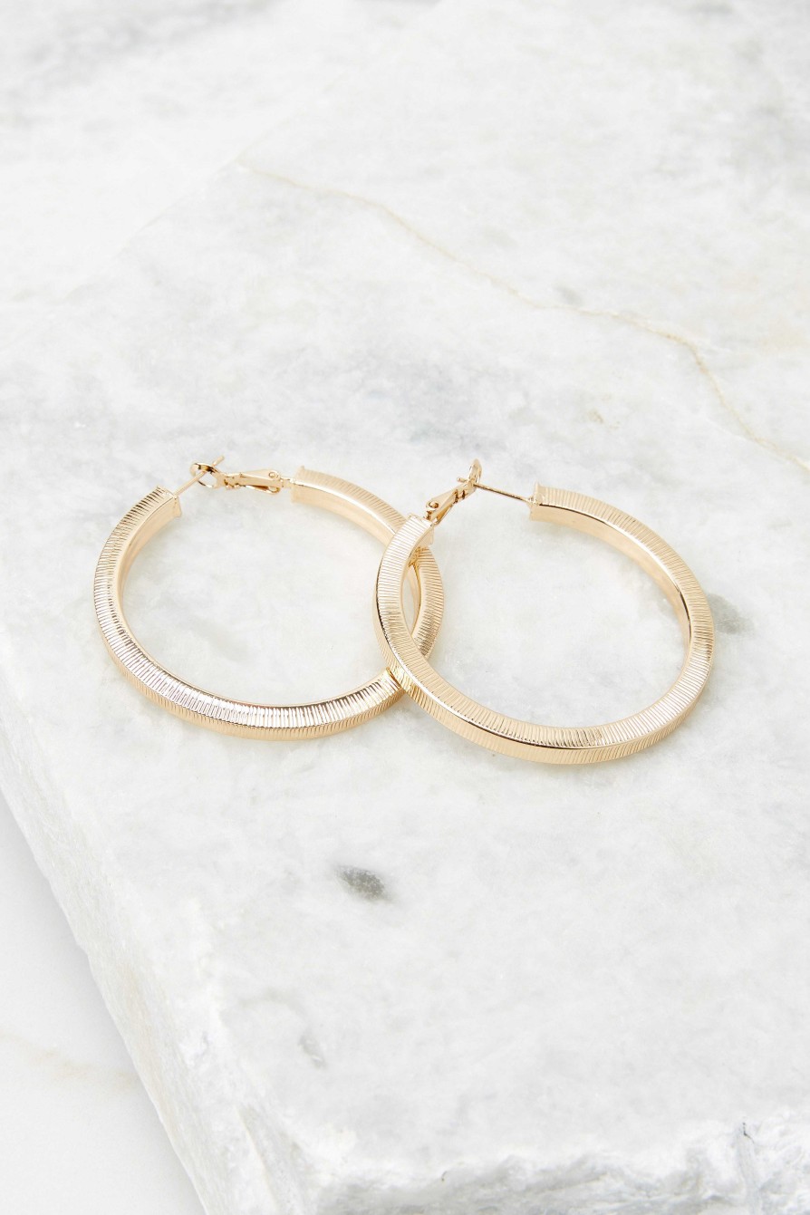 Jewelry Red Dress | Sassy Queen Hoops Gold