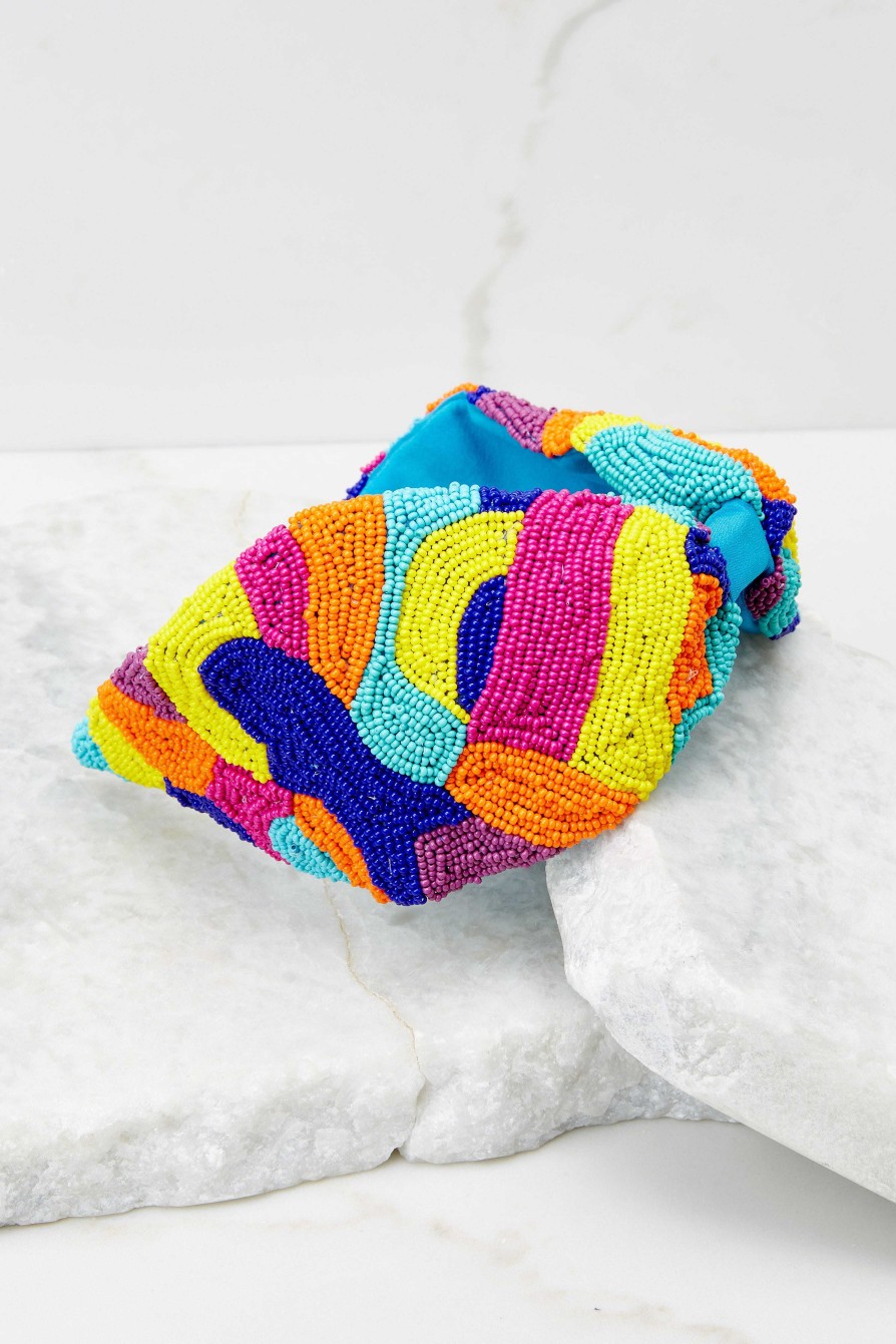 Accessories Treasure Jewels Hair Accessories | Fiesta Multi Headband Blue