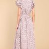 Clothing Victoria Dunn Maxi Dresses | Jasmine Gray Lilac Midi Dress Grey