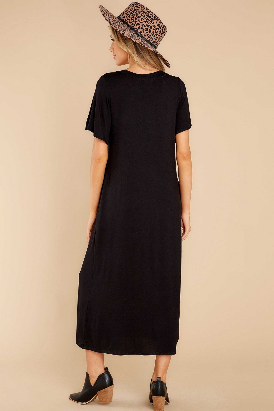 Clothing Red Dress Maxi Dresses | Weekend Spree Maxi Dress Black