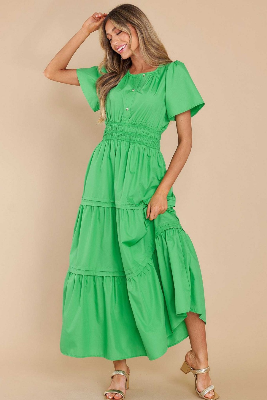 Clothing Red Dress Maxi Dresses | My Truest Self Maxi Dress Green