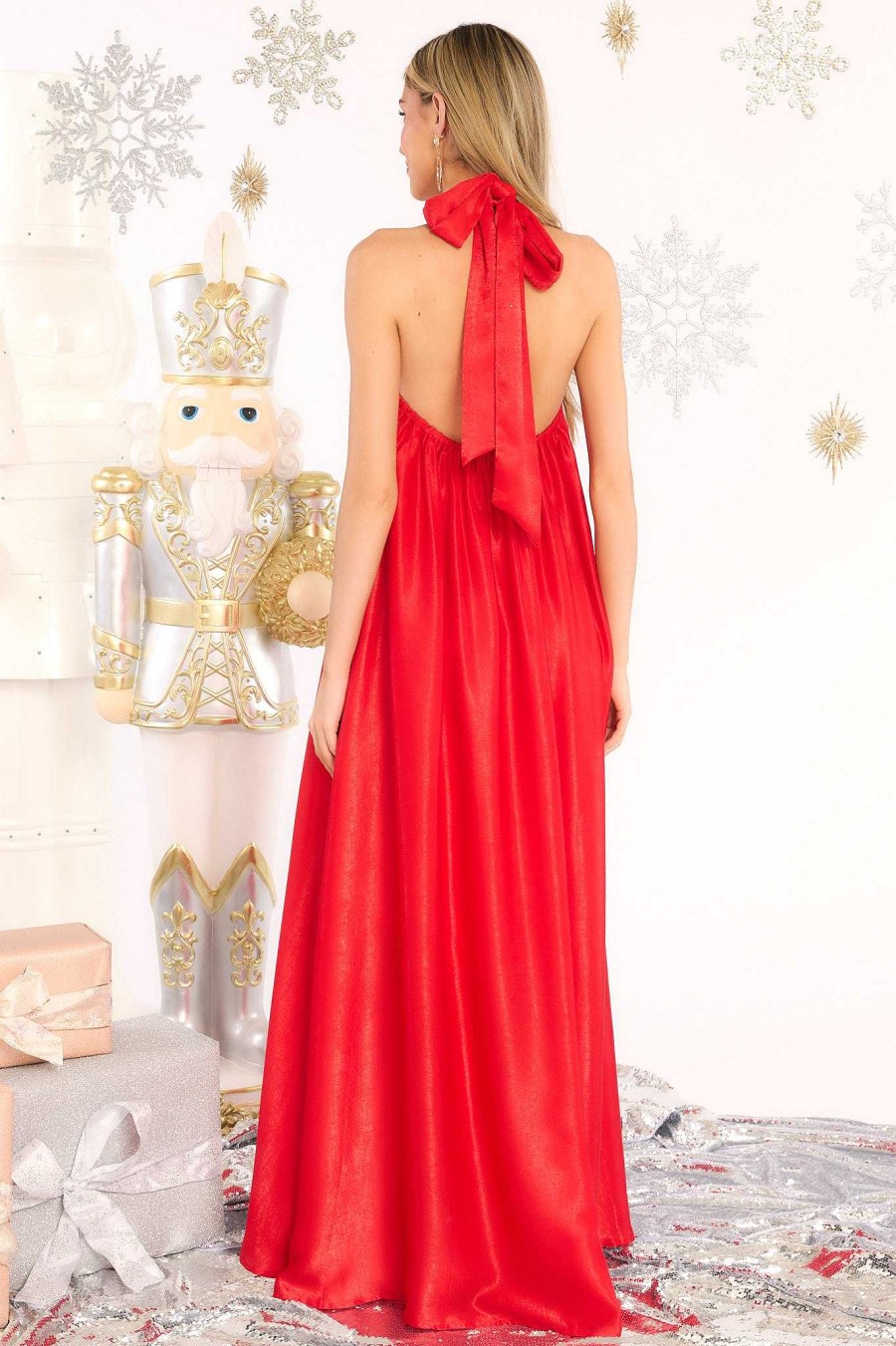 Clothing Aura Maxi Dresses | Cove By Love Maxi Dress Red