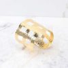 Jewelry Treasure Jewels | Square Cuff Bangle Gold