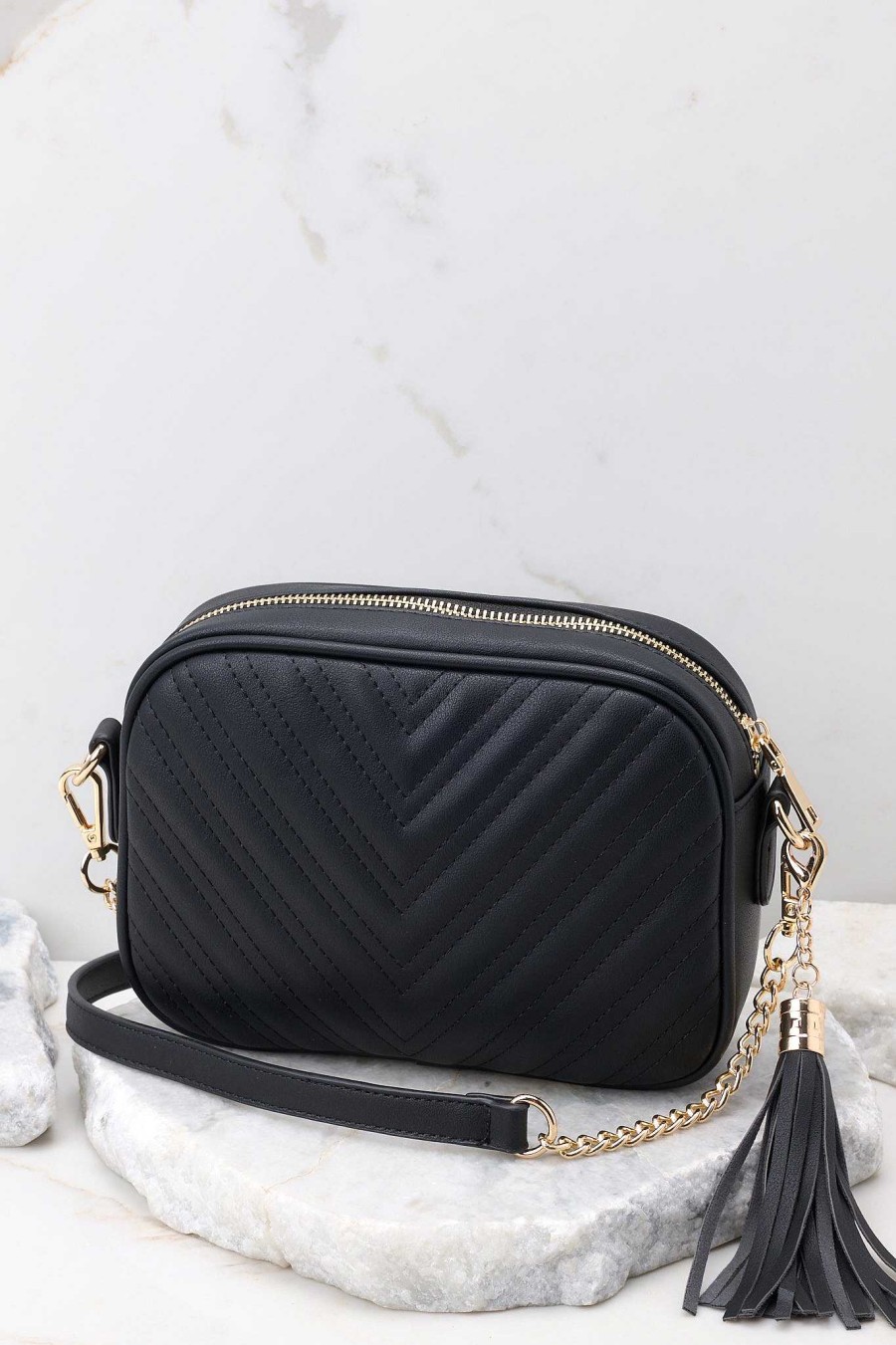 Accessories Red Dress Crossbody Bags | Look What We Started Bag Black