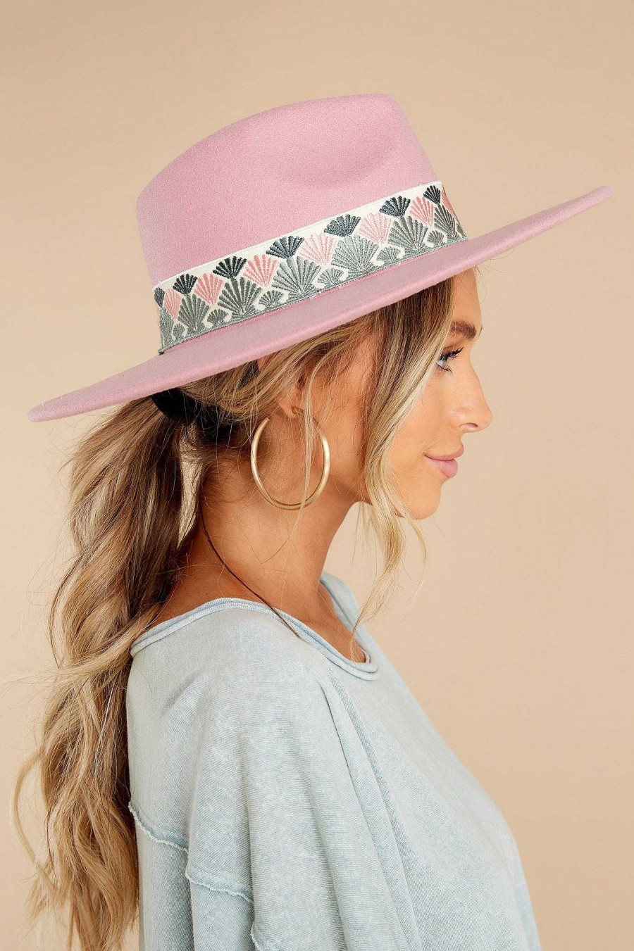Accessories Red Dress Hats | Just Another Day Hat Pink