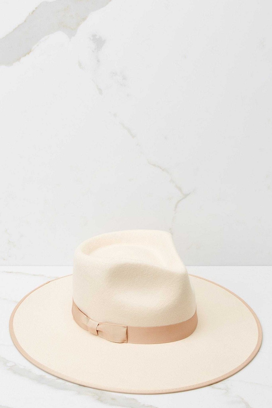 Accessories Lack of Color Hats | Ivory Rancher Hat Taupe