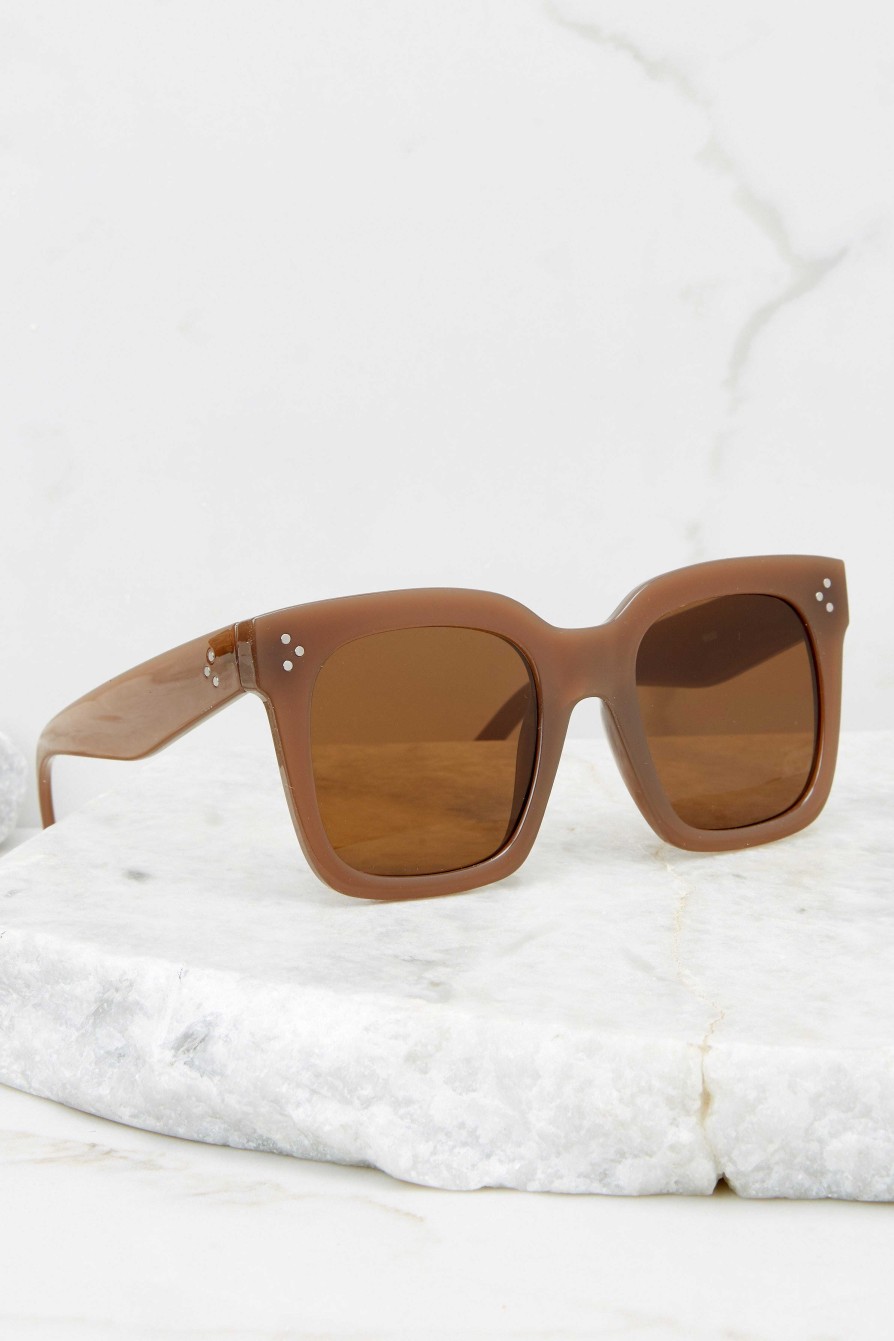 Accessories Red Dress Sunglasses | Bright Side Sunglasses Brown