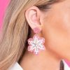 Jewelry Red Dress | Season'S Change Beaded Earrings Pink