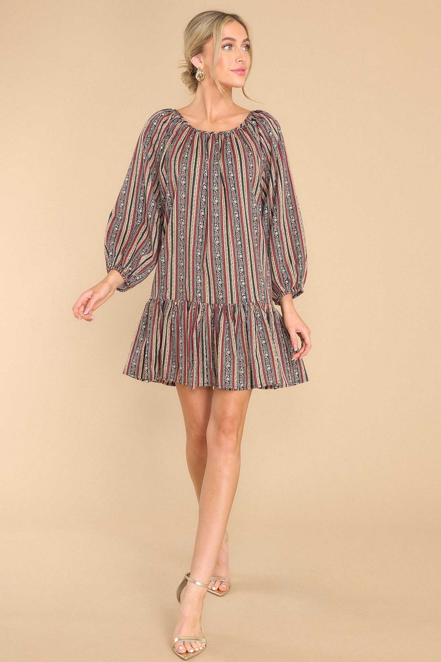 Clothing Victoria Dunn Mini Dresses | Saffron Hershey Mini Dress Navy