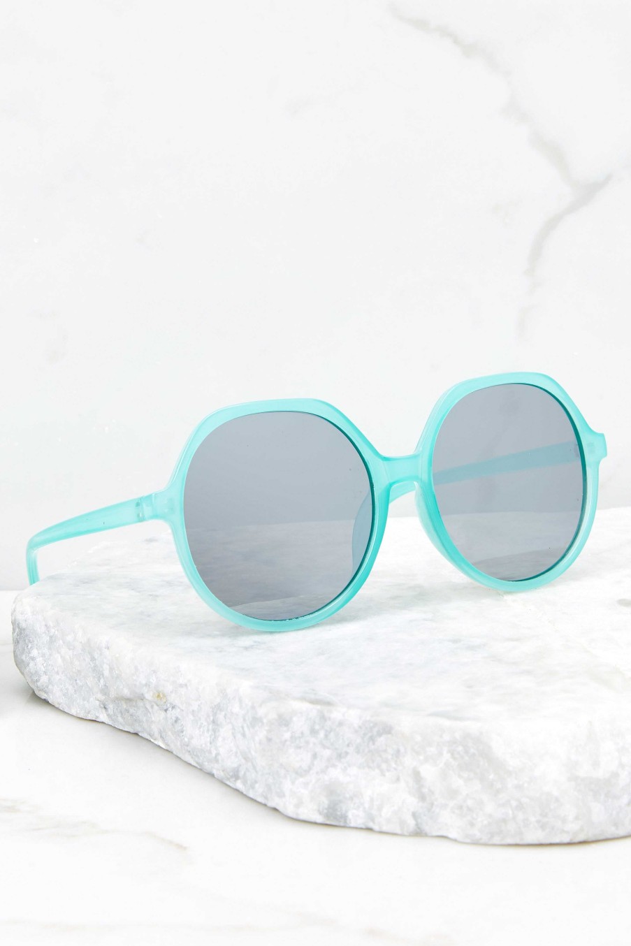 Accessories Red Dress Sunglasses | Glancing Back And Forth Sunglasses Aqua
