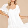 Clothing Red Dress Mini Dresses | Small Details Dress White