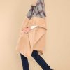 Clothing Red Dress Coats | My Own Plans Multi Plaid Coat Beige
