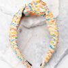 Accessories Red Dress Hair Accessories | Spread Joy Around Multi Headband Beige