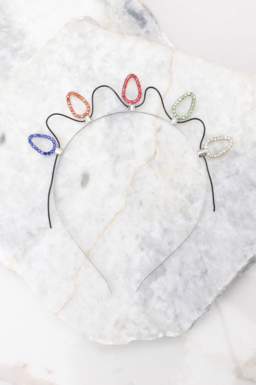 Accessories Red Dress Hair Accessories | All Around The Tree Headband Silver