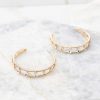 Jewelry Red Dress | Immediate Yes Hoop Earrings Gold