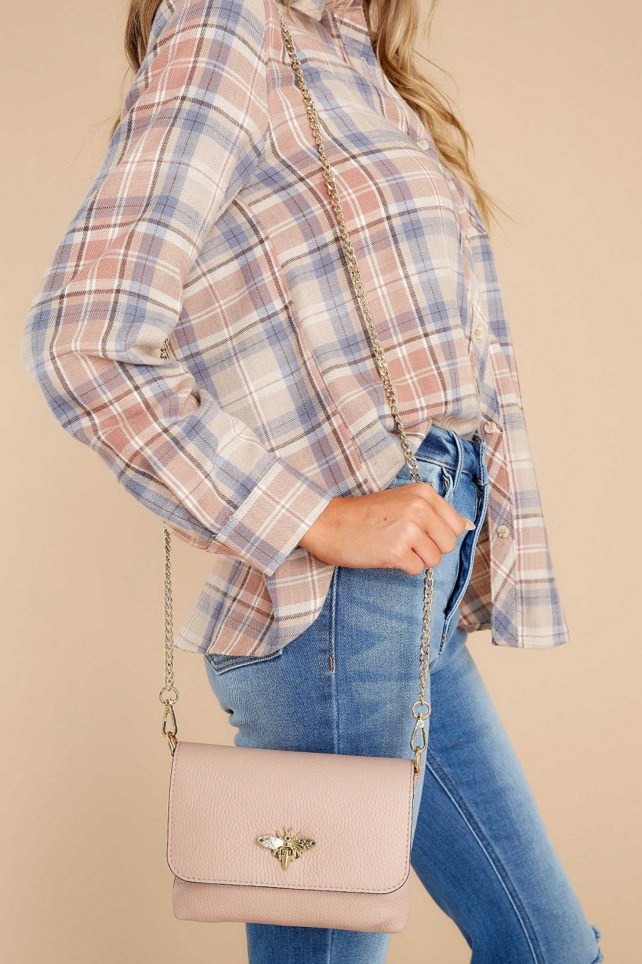 Accessories German Fuentes Crossbody Bags | Work Smarter Leather Bag Blush