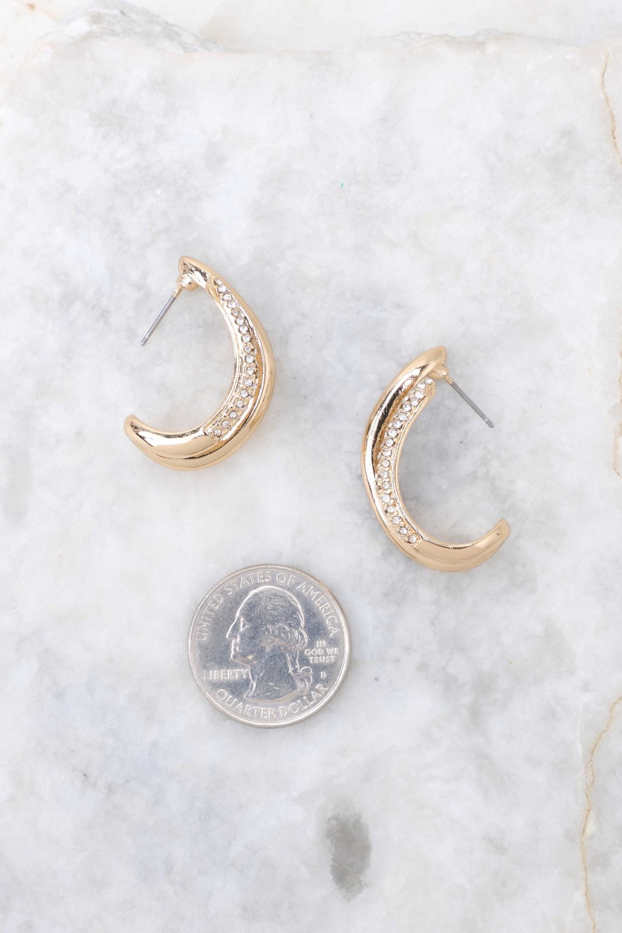Jewelry Red Dress | Leave Me Again Earrings Gold