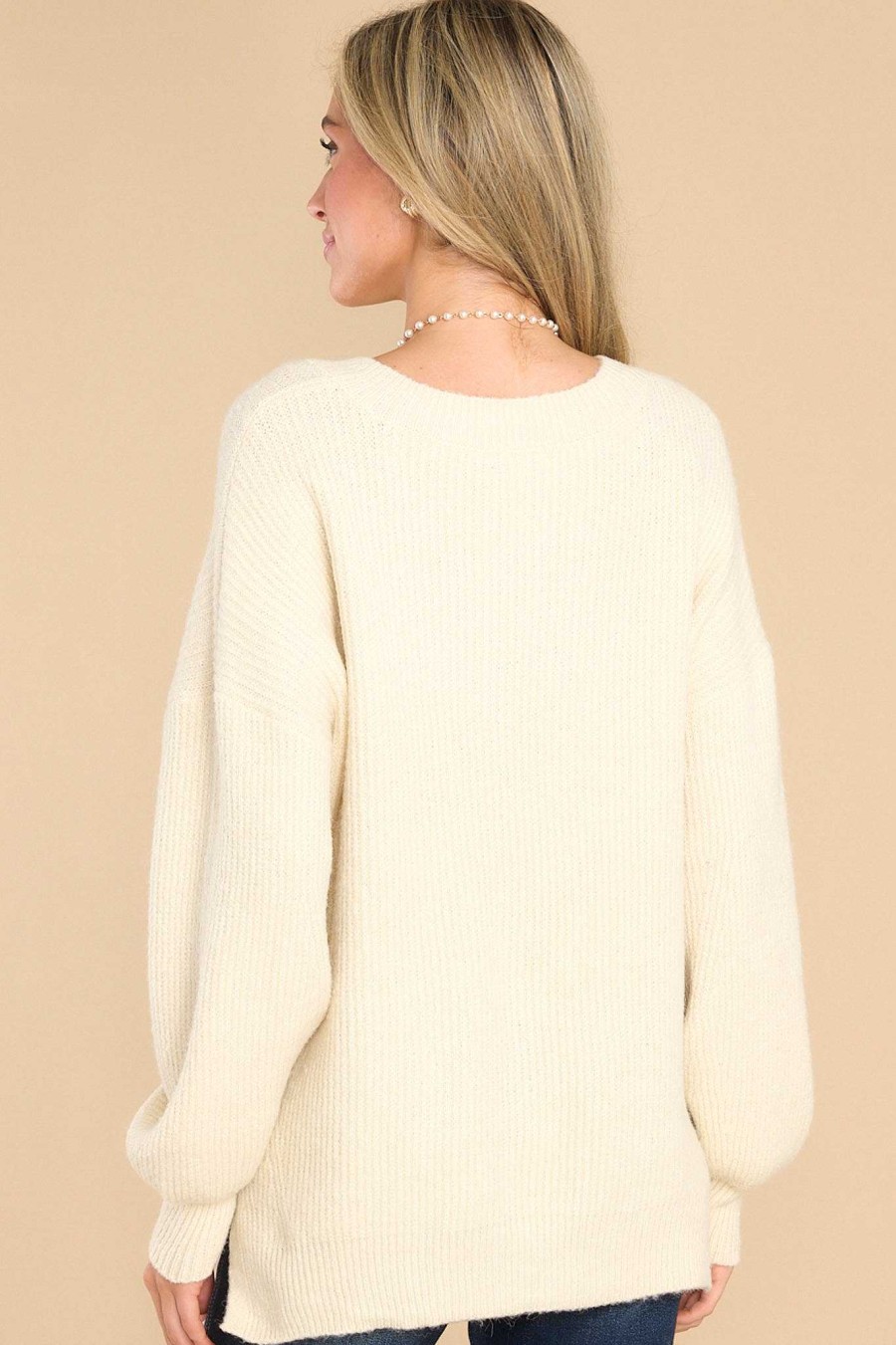 Clothing Red Dress Casual Tops | You Know The Story Sweater Oatmeal