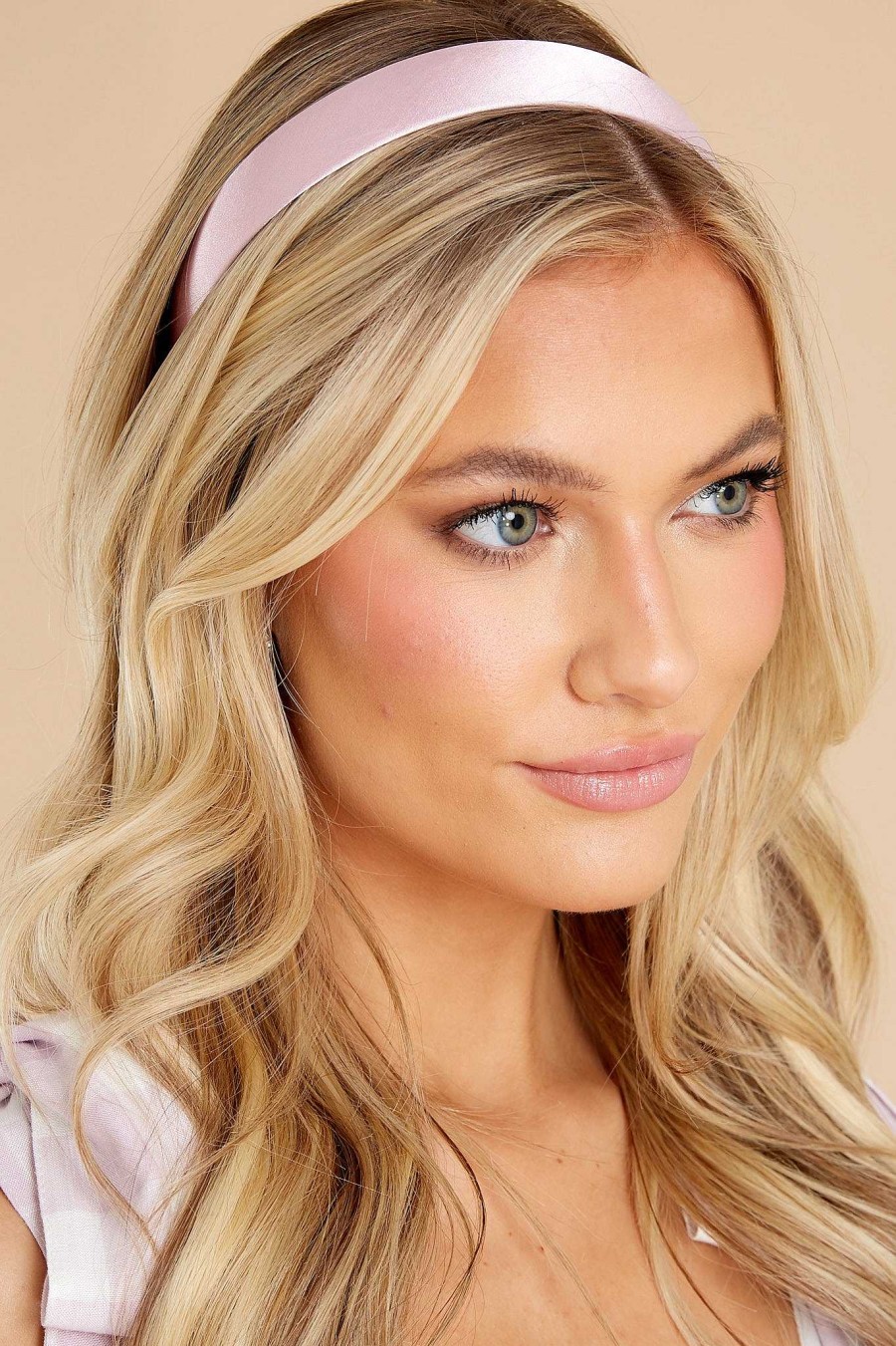 Accessories Red Dress Hair Accessories | A Graceful Touch Headband Light Pink
