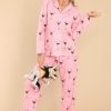Clothing PJ Salvage Matching Sets | Flannels Vintage Pj Pants Pink
