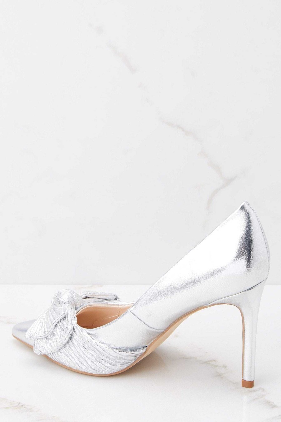 Shoes Red Dress Pumps | Made For Luxury Heels Silver