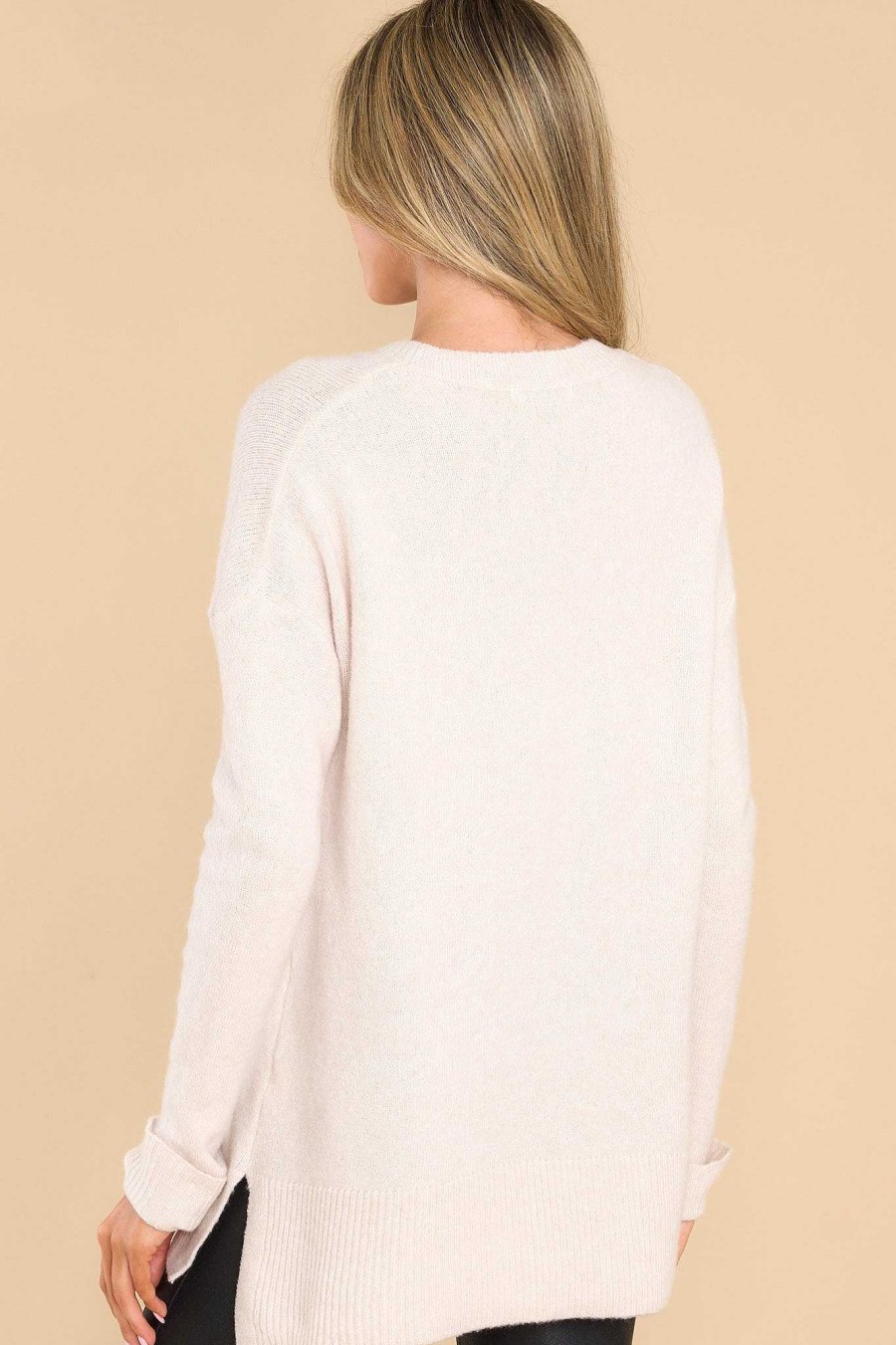 Clothing Red Dress Casual Tops | Stay Cozy Sweater Oatmeal