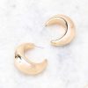 Jewelry Red Dress | Entertain Me Hoop Earrings Gold