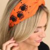 Accessories Red Dress Hair Accessories | Creepy Crawly Fears Spice Headband Orange
