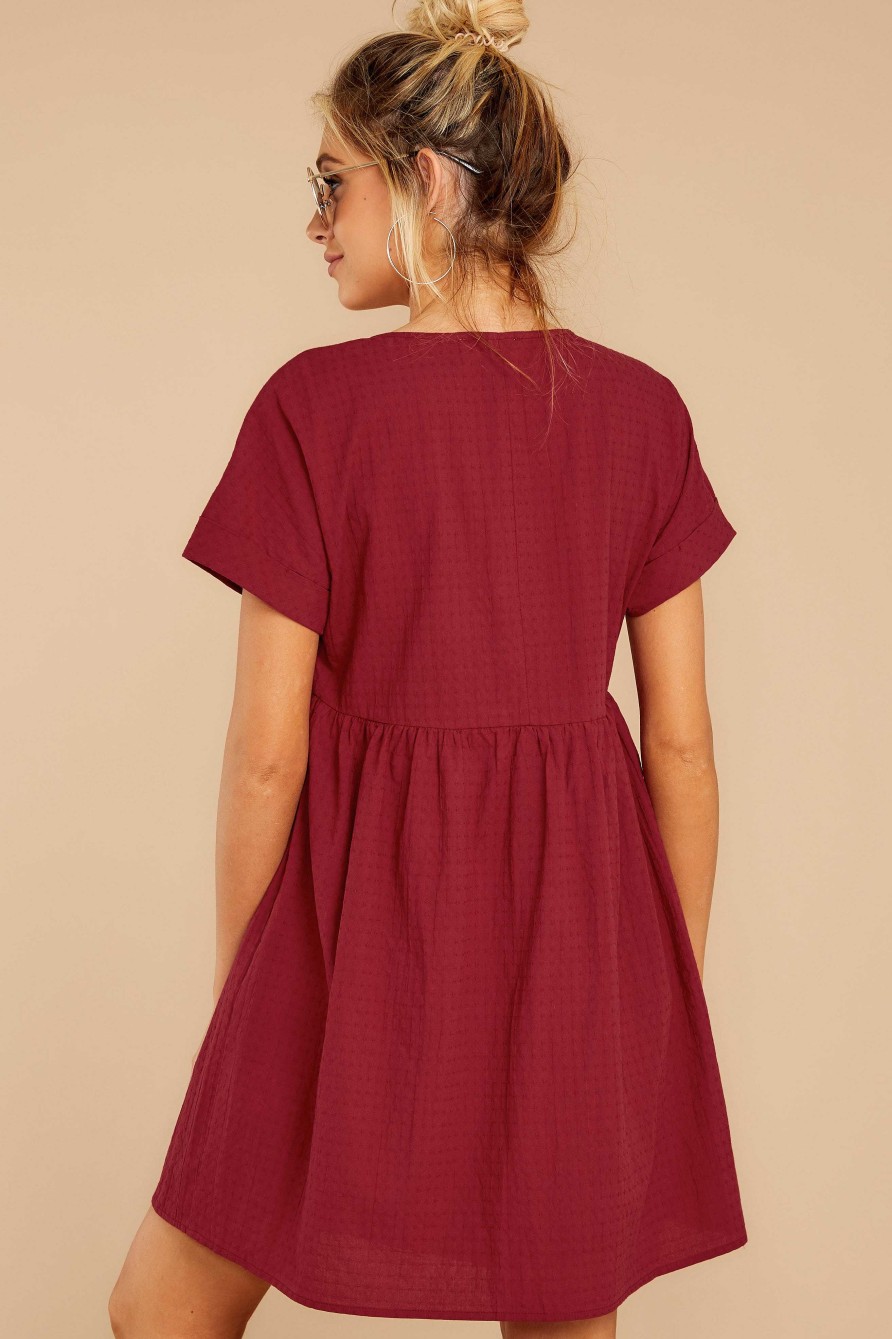 Clothing Red Dress Casual Dresses | From Your Dreams Dress Ruby Red