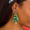 Jewelry Red Dress | Peace On Earth Beaded Earrings Green