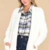 Clothing Red Dress Casual Tops | Wandering Cloud Cardigan Ivory