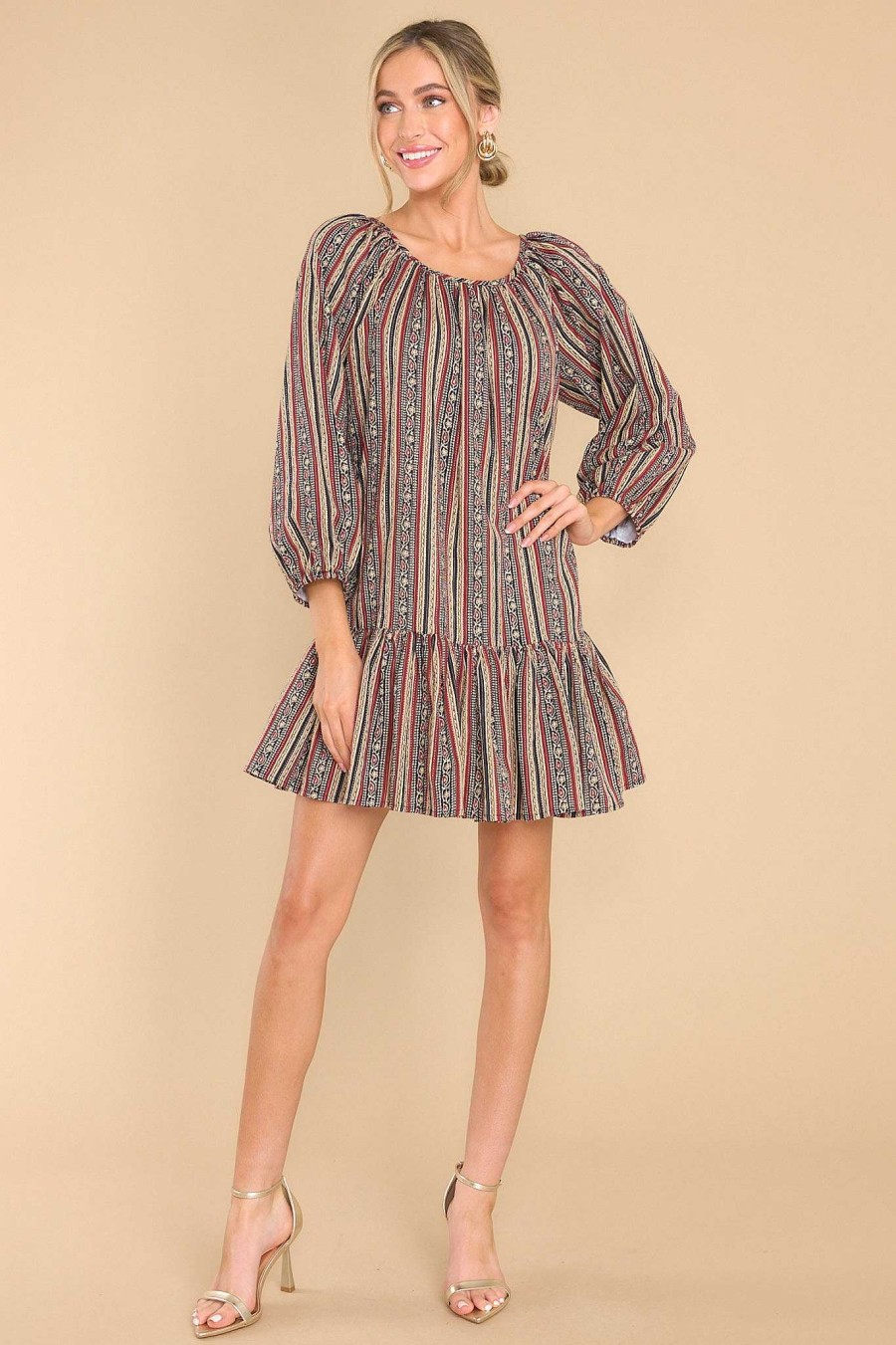 Clothing Victoria Dunn Mini Dresses | Saffron Hershey Mini Dress Navy