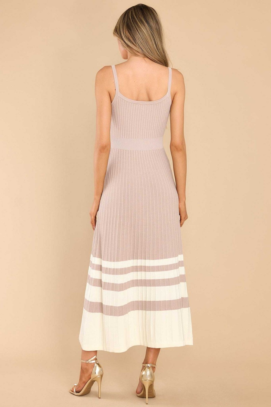 Clothing Red Dress Maxi Dresses | Floating On By Maxi Dress Taupe