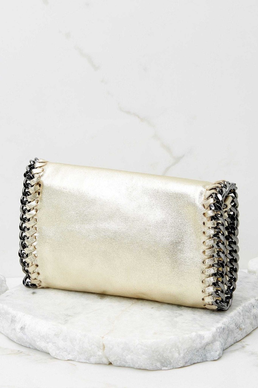 Accessories German Fuentes Clutches & Pouches | In The Night Clutch Gold