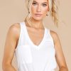 Clothing Z Supply Tank Tops | Skimmer Pocket Tank White