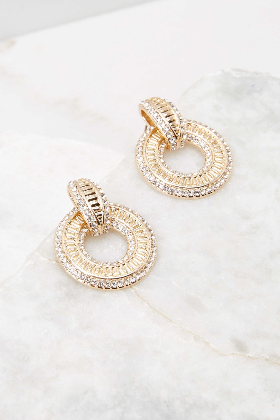 Jewelry Red Dress | You Wish Earrings Gold