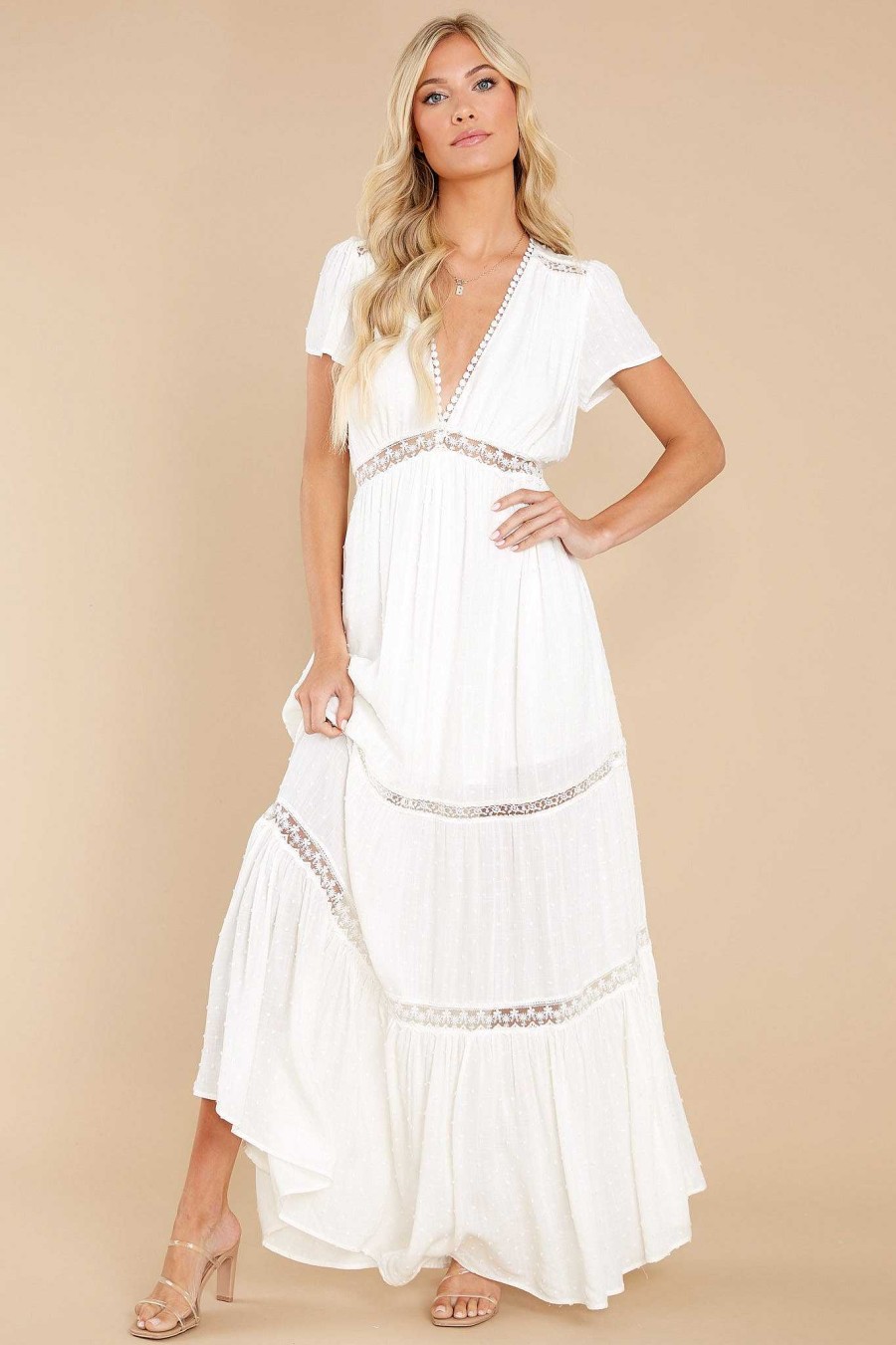 Clothing Red Dress Maxi Dresses | Best Intentions Maxi Dress White
