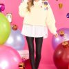 Clothing Red Dress Casual Tops | Holiday Hoopla Sweatshirt Ivory