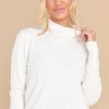Clothing Red Dress Casual Tops | Take Care Of Yourself Sweater Ivory