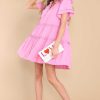Clothing Red Dress Casual Dresses | Good Choices Mini Dress Pink
