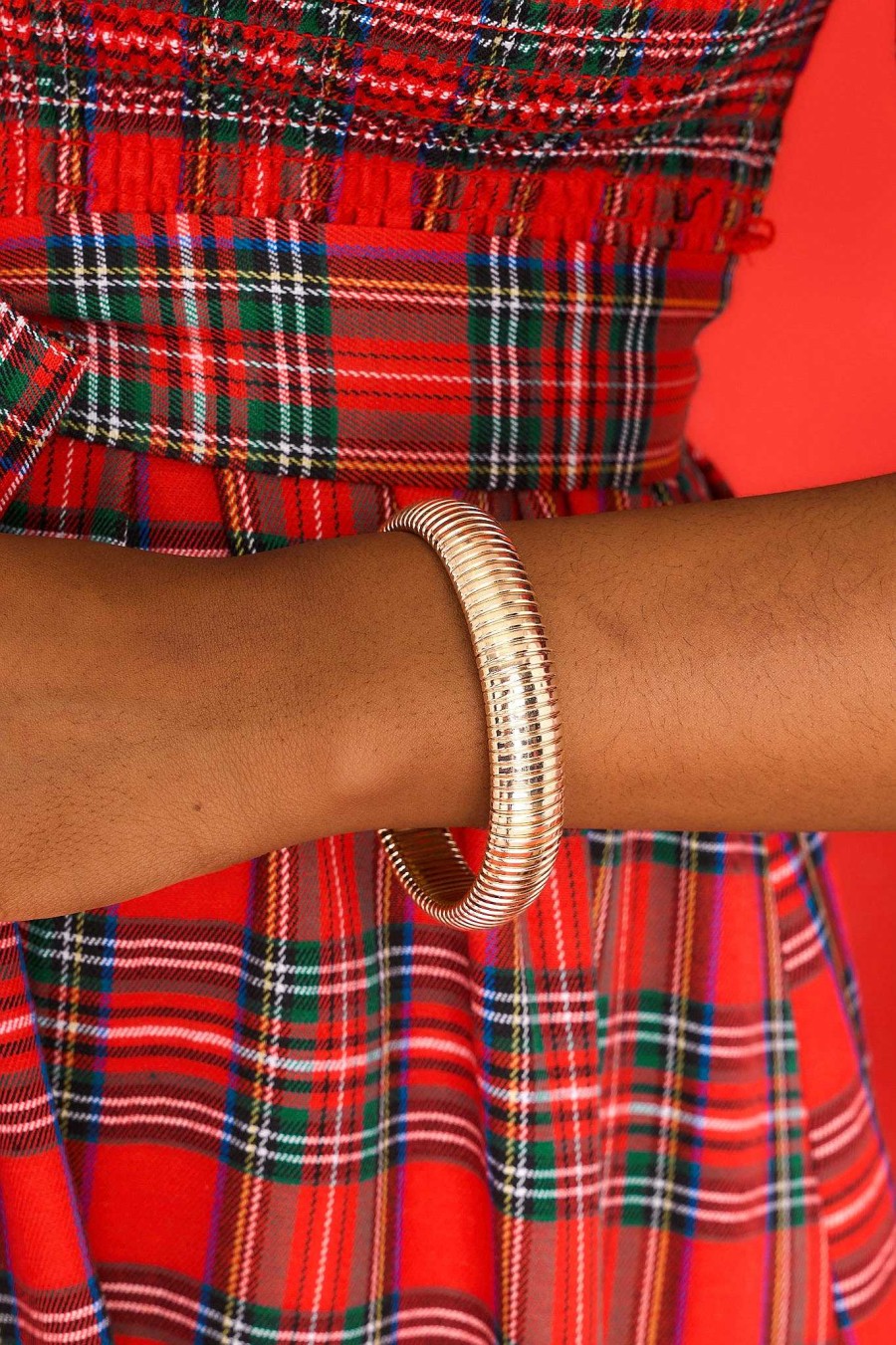 Jewelry Red Dress | Showing Up Bracelet Gold