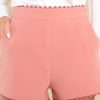 Clothing English Factory Two Piece Sets | Figure You Out Dusty Rose Shorts Pink