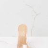 Shoes Red Dress High Heel Sandals | Tread Lightly Nude And Clear Heels Beige
