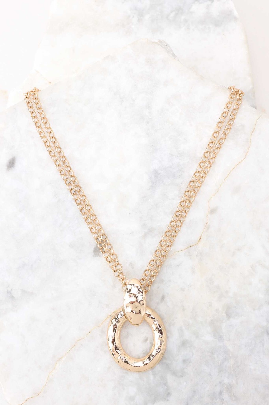 Jewelry Red Dress | Lost In Your Smile Necklace Gold